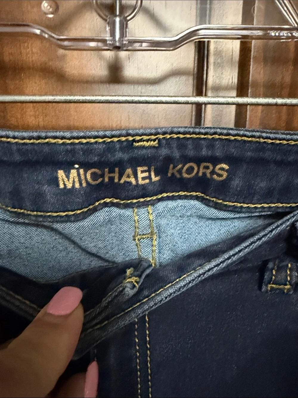 Michael Kors Izzy Cropped Skinny Stretch Jeans